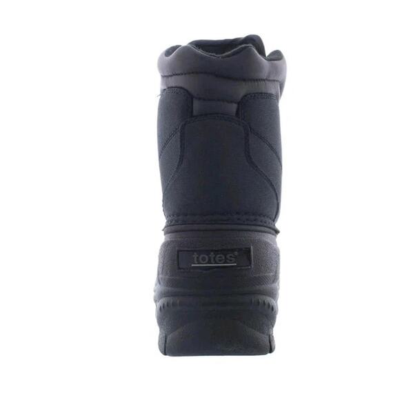 Totes Men\'s Cassel Black Waterproof Front Zip Insulated Boots Men\'s 12 NIB main image 4